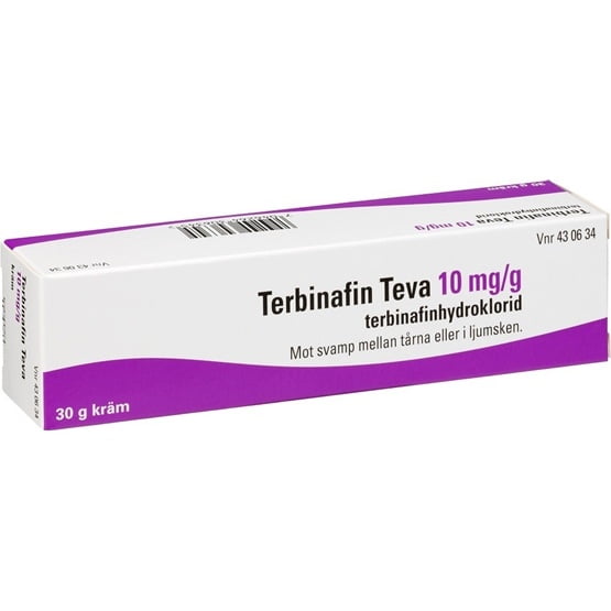 Terbinafin Teva, kräm 10 mg/g 30 g