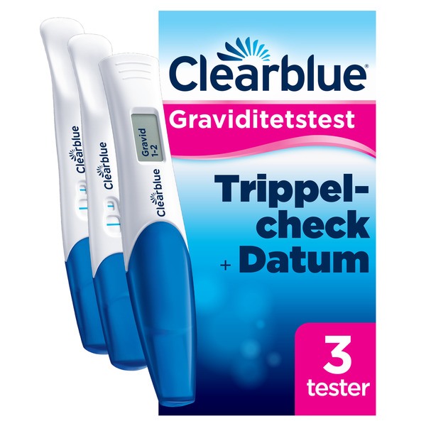 Clearblue Graviditetstest Trippelcheck & Datum