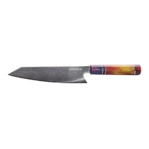 Bästa kökskniven - Grit&Grain Kockkniv Damaskus 67 lager 20 cm Gul