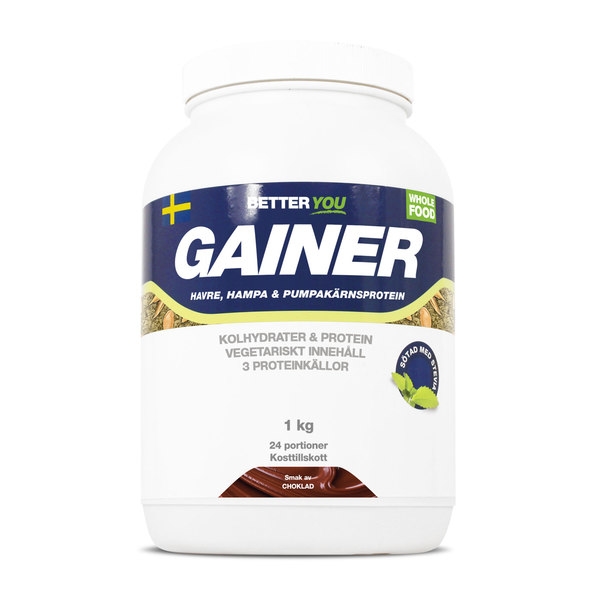 BETTER YOU Better You Whole Food Gainer 1kg Choklad