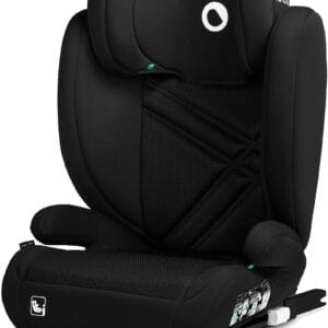 Lionelo HUGO i-Size Bältesstol, Black Carbon