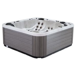 Swebad Akvamarin Spabad 2,3 x 2,3 x 0,92 m, 1350L Sterling Silver