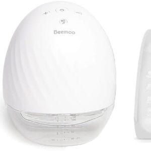 Beemoo CARE Wearable Elektrisk Bröstpump Singel inkl. Bröstmjölkspåsar & Bröstmjölksflaska 180 ml 2-pack
