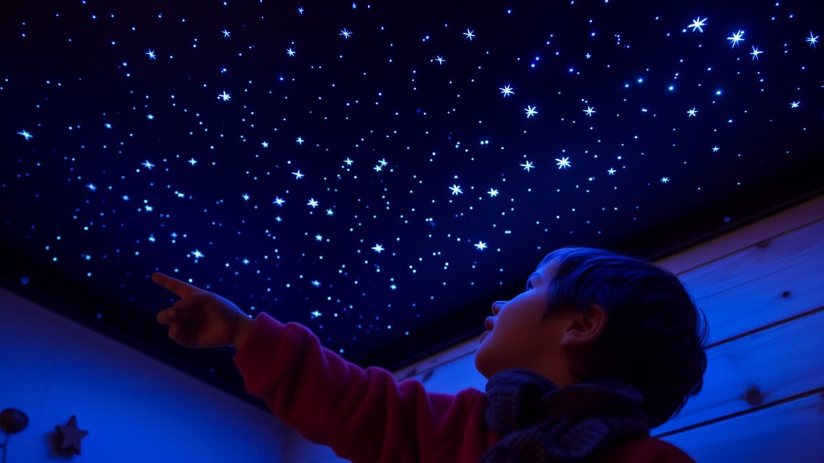 Upptäck din inre stjärnhimmel med rätt lampa illustration