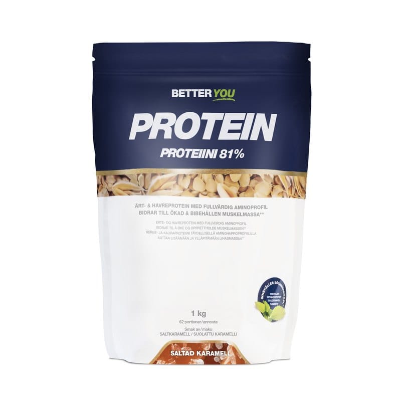 BETTER YOU Better You Ärt- och havreprotein Salted Caramel 1 kg