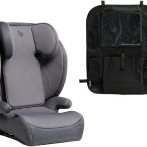 Beemoo Ride i-Size Bältesstol ISOFIX inkl. Beemoo Smart Organizer, Mineral Grey