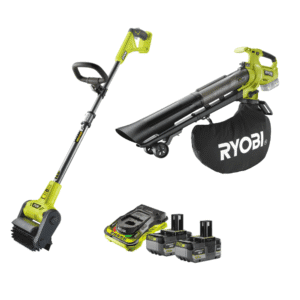 Ryobi RY18PCB+RY18BVXA+RC18150 Trädgårdspaket