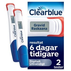 Clearblue Digitalt Ultratidigt Graviditetstest 10mIU/ml 2 st