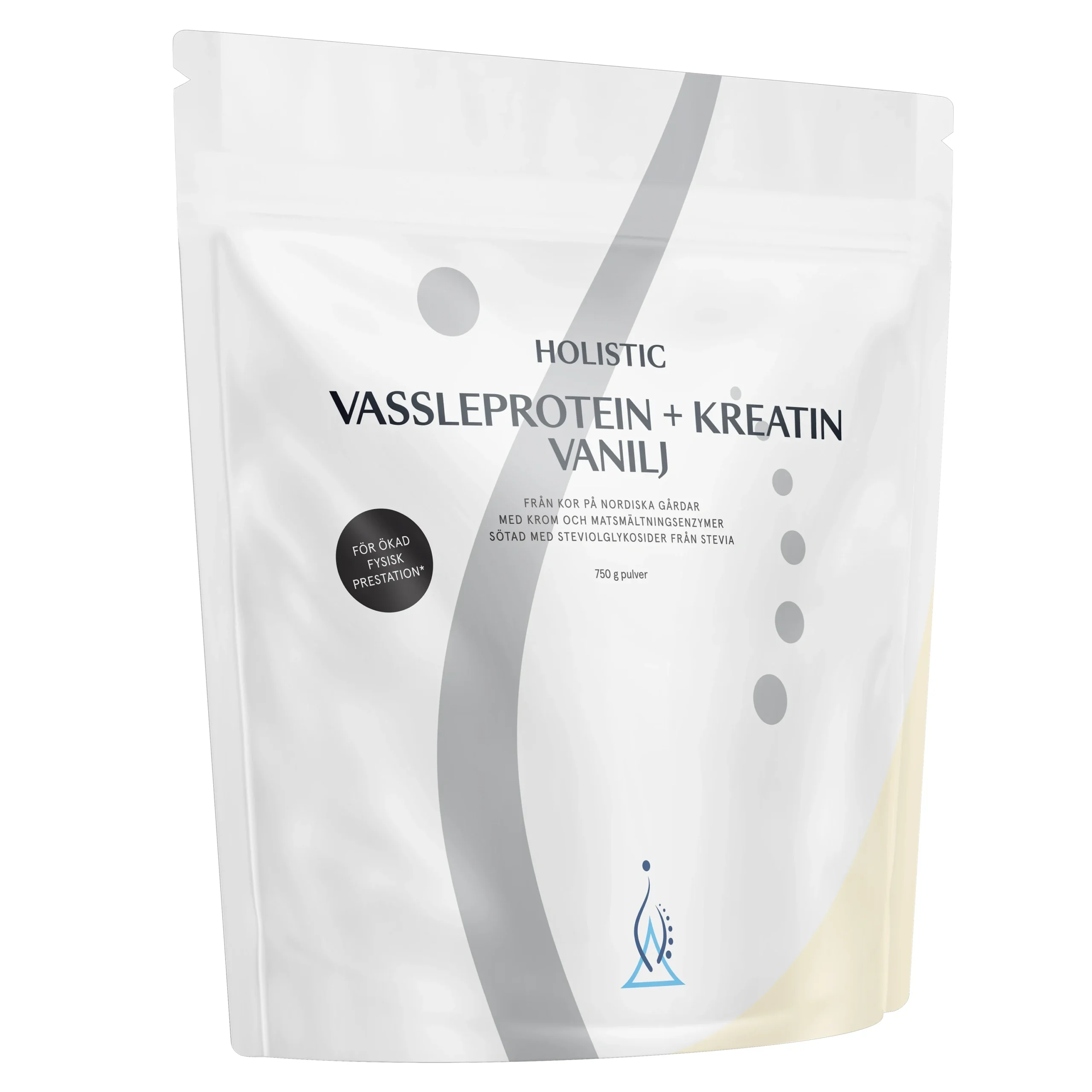 Holistic Vassleprotein + Kreatin Vanilj 750 g