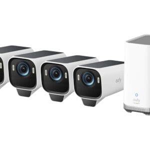 Eufy eufyCam S3 Pro övervakningskamera Kit 4 pack + HomeBase S380