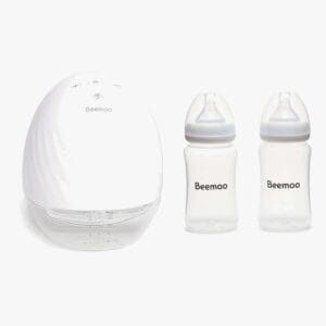 Beemoo CARE Wearable Elektrisk Bröstpump Singel inkl. Bröstmjölksflaska 240 ml 2-pack