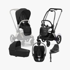 Cybex ePriam Duovagn inkl. Cloud T & Bas, Sepia Black/Matt Black
