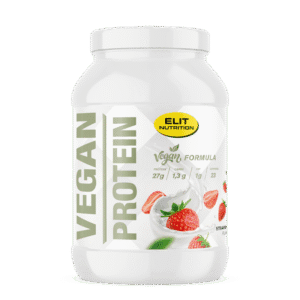 Elit Nutrition Vegan Protein Laktosfri Proteinpulver Jordgubb 750 g