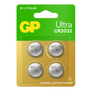 GP Batteries Ultra Litium Knappcell CR2032 4 st
