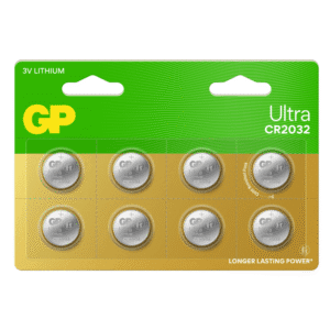 GP Batteries Ultra Litium Knappcell CR2032 8 st