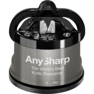 AnySharp ASKSPRO Pull through knife sharpener Metallic