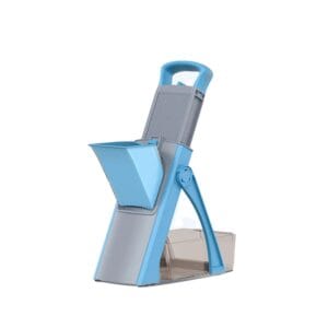 Grönsaks- och fruktskärare, effektiv hackning, mångsidiga bladalternativ,Blå