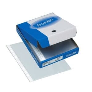 Plastficka Bantex A5 0,08 mm transparent - (100 st.)