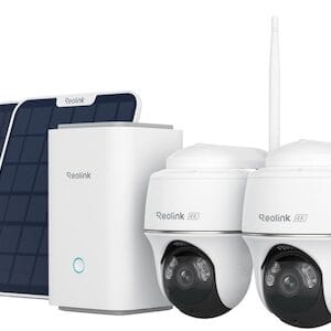 Reolink Argus PT Ultra 4K trådlös säkerhetskamera (2-pack/solpanel)