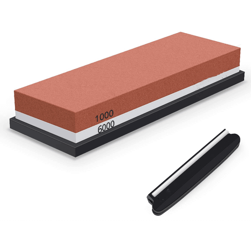 Slipsten / Brynsten knivslip med hållare och slipstöd Red Grit 1000/6000