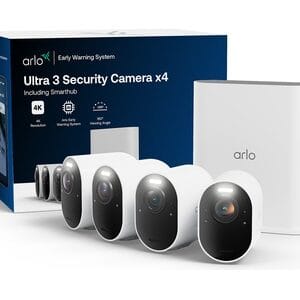 Arlo Ultra 3 4K övervakningskamera 4-pack