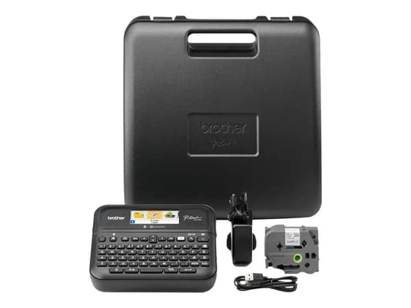 Brother P-Touch PT-D610BTVP - Etikettskrivare - svartvit - termisk överföring - 24 mm bred - 180 dpi - upp till 30 mm/sek - USB, Bluetooth 5.0 - kniv