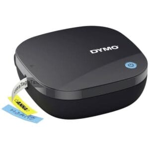 DYMO LetraTag 200B - Etikettskrivare - direkt termisk - Rulle (1,2 cm x 4 m) - 200 dpi - upp till 7 mm/sek - Bluetooth - kniv - svart