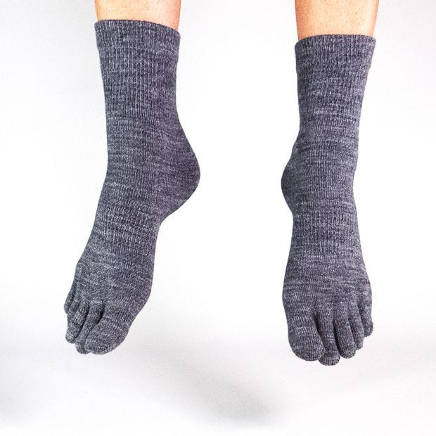 Funq Wear Tåstrumpor ull, ljusgrå, 38/40 1 par