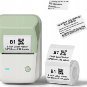 Niimbot B1 trådlös etikettskrivare (grön)