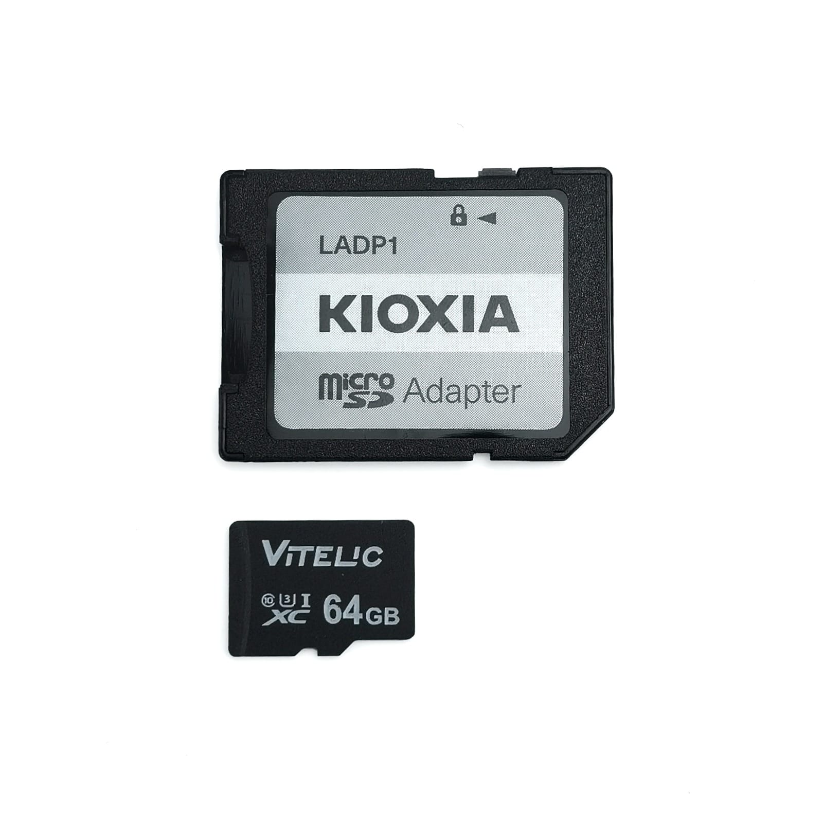 Micro SD-kort med fodral Black 64 GB