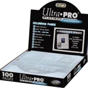 Plastficka 9-P Ultra Pro 100-pack Platinum Series
